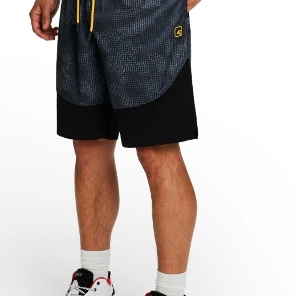 AND1 Black and Gray Athletic Shorts
